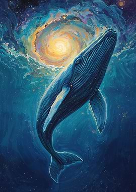 Cosmic Whale Art