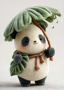 Raindrop Leaf Panda