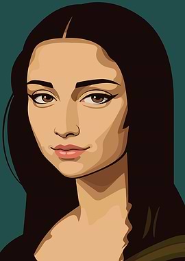 Portrait of a Woman with Dark Hair