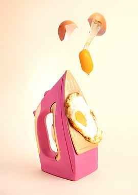 Ironing an Egg: Surreal Still Life