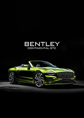 Green Bentley Continental GTC