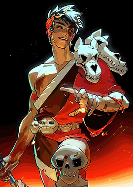 Zagreus from Hades Game Illustration