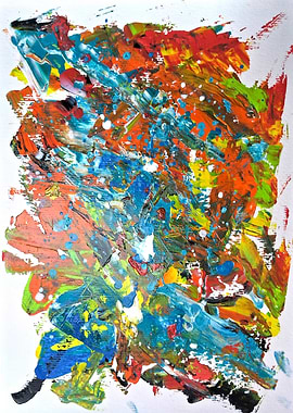 Abstract Colorful Painting