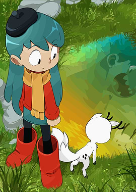 Hilda and Twig in the Forest