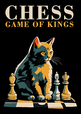 Chess Game of Kings Cat