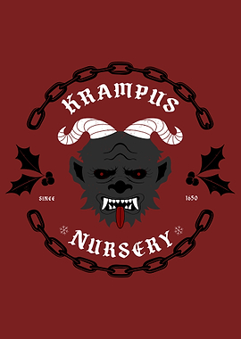 Krampus Nursery Graphic