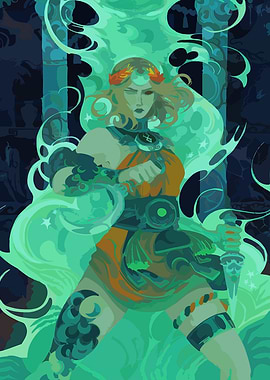 Hades Game Character Illustration