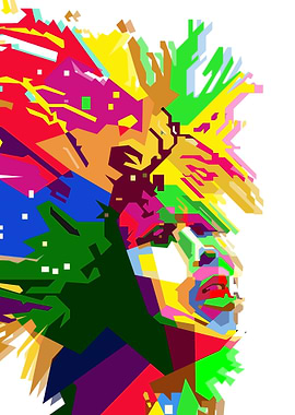 80s Queen Of Rock Singer Pop Art