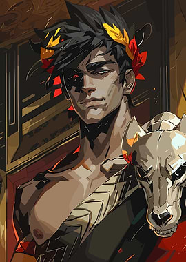 Hades Game Character Portrait