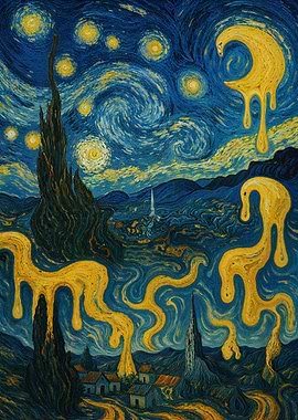 Melting Starry Night