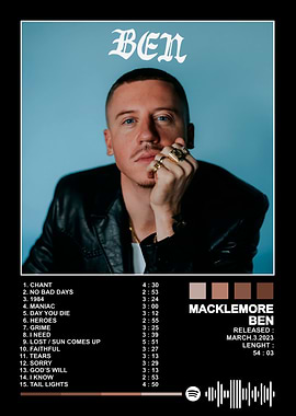 Macklemore BEN Album Cover