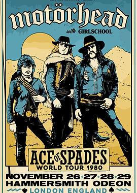 Motörhead Ace of Spades Tour Poster