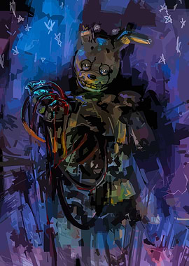 Springtrap Digital Art