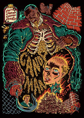 Candyman Horror Illustration