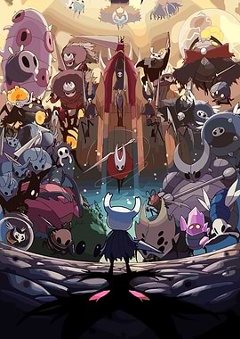 Hollow Knight Characters Illustration