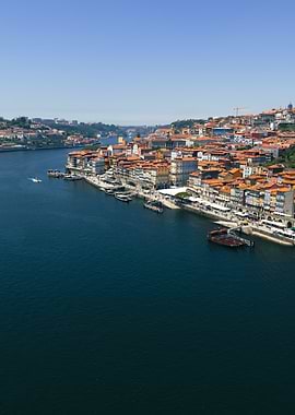 Porto, Portugal cityscape aerial view