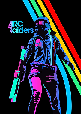 Arc Raiders Neon Poster