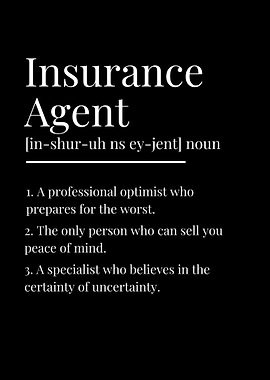 Funny Insurance Agent Definition