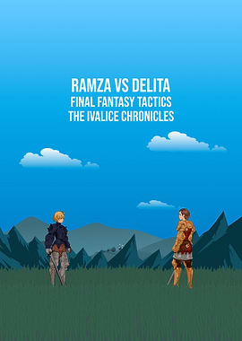 Ramza vs Delita Final Fantasy Tactics