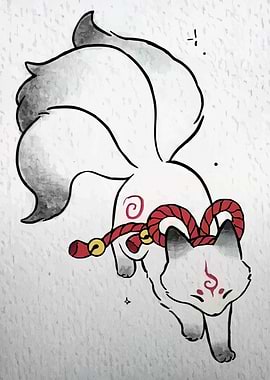 Nine-tailed Fox Illustration