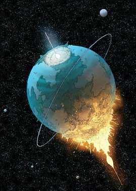 Planet Destruction in Silver Space