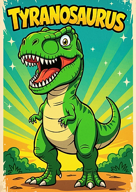 Cartoon Tyrannosaurus Rex