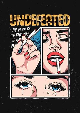 Undefeated Sadness Comic Art