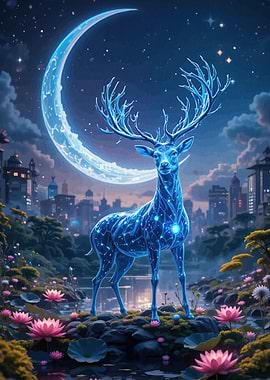 Celestial Deer Urban Fantasy