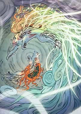 Okami Amaterasu Digital Art