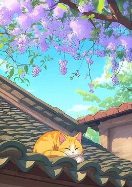 Cat Nap Rooftop Flowers