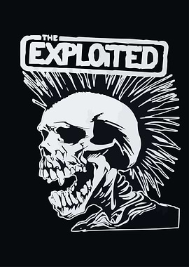 The Exploited Skull Punk Rock