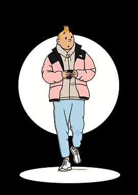 Tintin in modern fashion