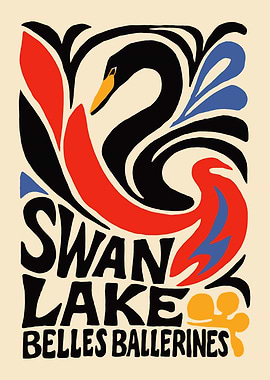 Swan Lake Belles Ballerines Poster