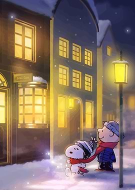Snoopy and Charlie Brown Winter Walk