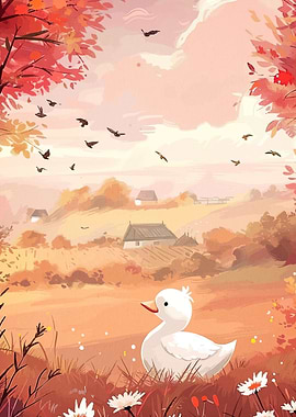 Duck Autumn Landscape