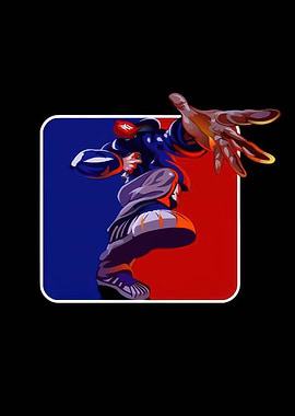 Dynamic Character Art with Bold Colors