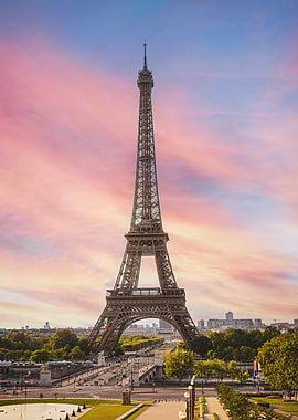 Eiffel Tower at Sunset