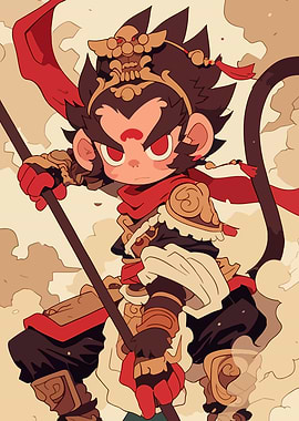 Monkey King Illustration