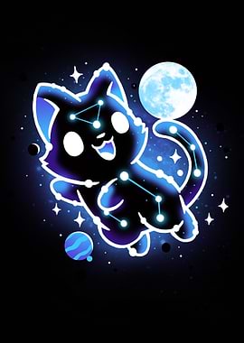 Celestial Cat Constellation