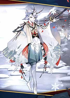 Winter Spirit with Katana