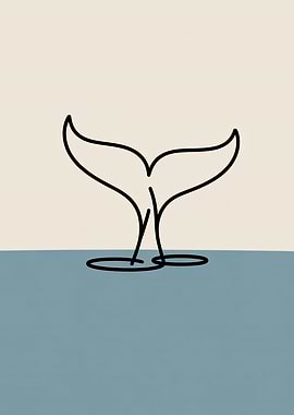 Whale Minimalist