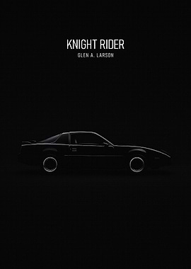 Knight Rider Car Minimalist Poster