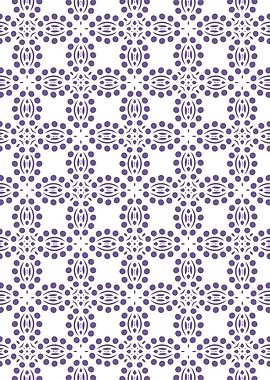 Purple Circular Sacred Geometric Pattern