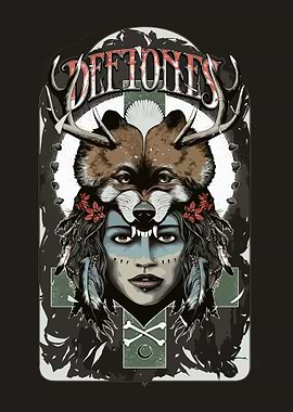 Deftones Native American Woman with Fox