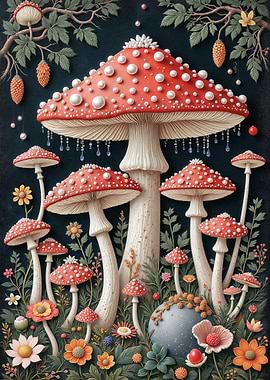 Mushroom Forest Fantasy