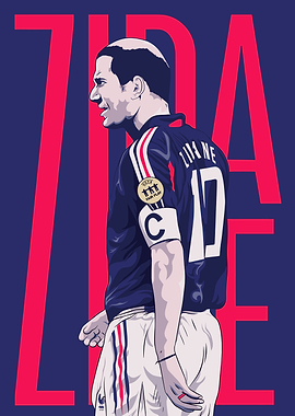 Zinedine Zidane Illustration