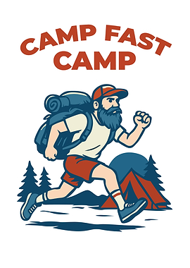 Camp Fast Camp Illustration