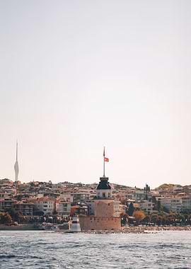 Maiden's Tower in Istanbul, Turkey