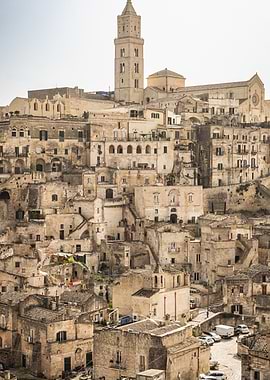 Matera, Italy cityscape