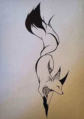 Elegant Fox Illustration